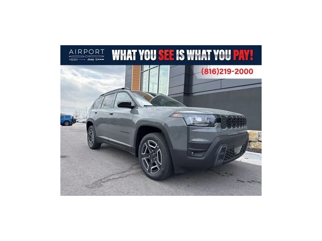 Gray 2026 Jeep Cherokee Laredo 4WD SUV / Crossover Four-Wheel Drive Continuously Variable Transmission