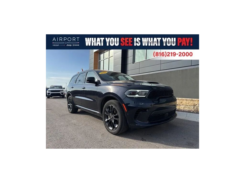 Blue 2024 Dodge Durango R/T AWD SUV / Crossover All-Wheel Drive 8-Speed Automatic