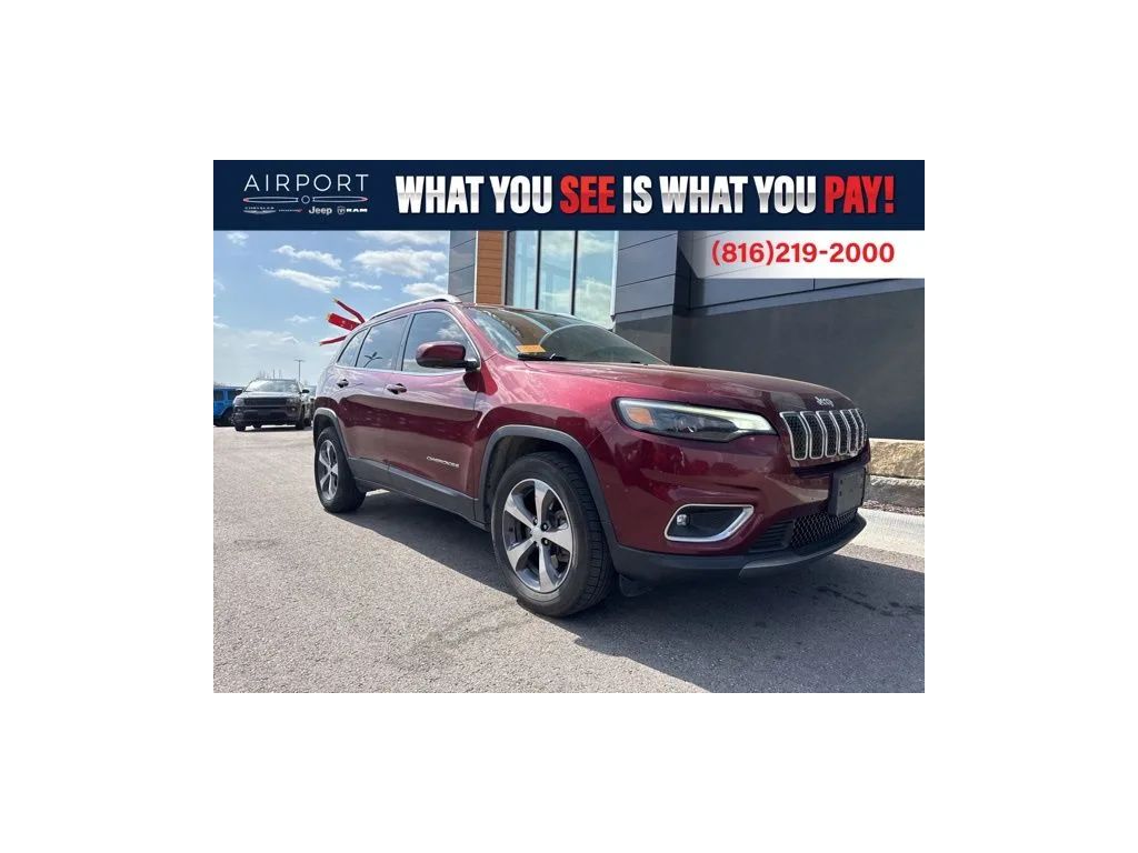 Red 2019 Jeep Cherokee Limited 4WD SUV / Crossover Four-Wheel Drive 9-Speed Automatic