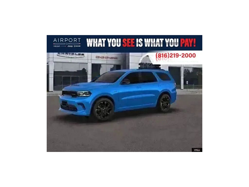 Blue 2026 Dodge Durango GT Plus AWD SUV / Crossover All-Wheel Drive 8-Speed Automatic