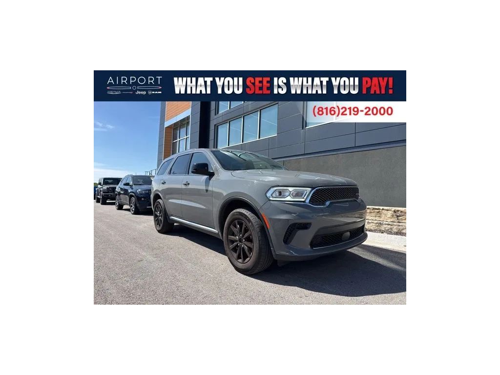 Gray 2024 Dodge Durango SXT Plus AWD SUV / Crossover All-Wheel Drive 8-Speed Automatic