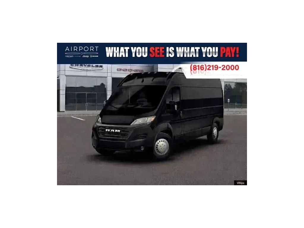 Black 2026 RAM ProMaster Van 9-Speed Automatic