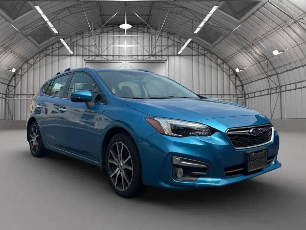Blue 2019 Subaru Impreza Hatchback All-Wheel Drive Continuously Variable Transmission