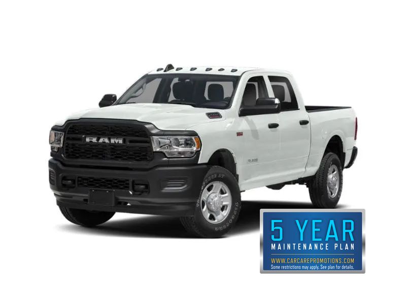 White 2021 RAM 2500 Tradesman Crew Cab 4WD Pickup Truck Four-Wheel Drive 8-Speed Automatic Overdrive