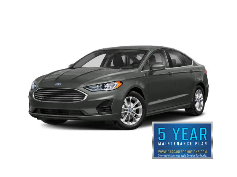 White 2020 Ford Fusion Sedan Front-Wheel Drive 6-Speed Automatic Overdrive