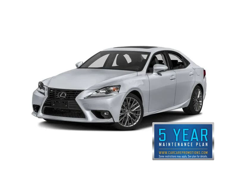 Silver 2016 Lexus IS Sedan All-Wheel Drive 6-Speed Automatic Overdrive