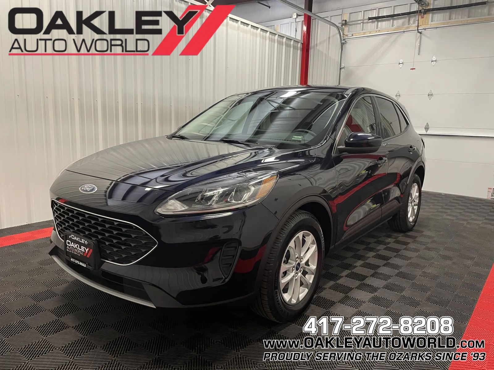 Blue 2021 Ford Escape Hybrid SE FWD SUV / Crossover Front-Wheel Drive Continuously Variable Transmission