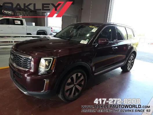 Red 2021 Kia Telluride S AWD SUV / Crossover All-Wheel Drive 8-Speed Automatic