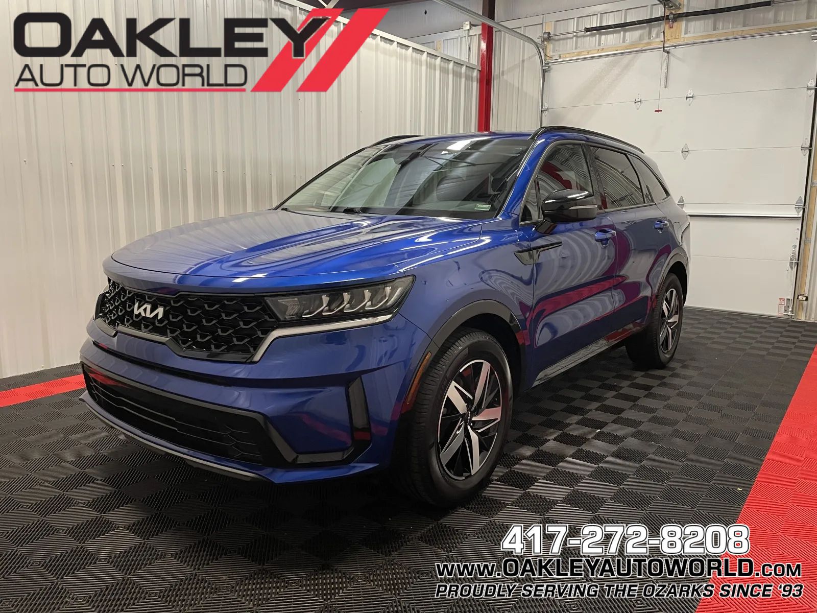 Blue 2022 Kia Sorento S FWD SUV / Crossover Front-Wheel Drive 8-Speed Automatic