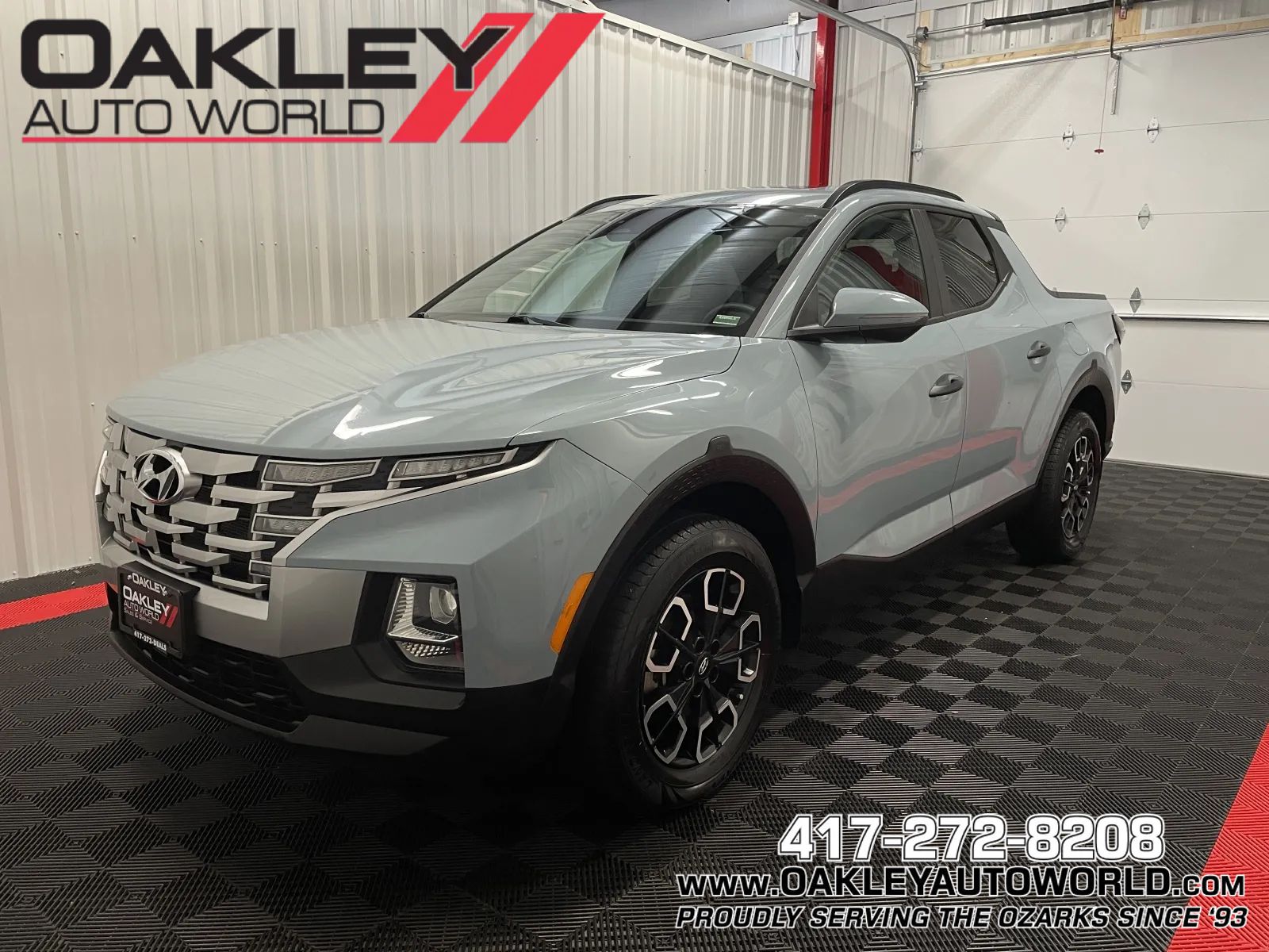 Blue 2022 Hyundai Santa Cruz Pickup Truck Front-Wheel Drive 8-Speed Automatic