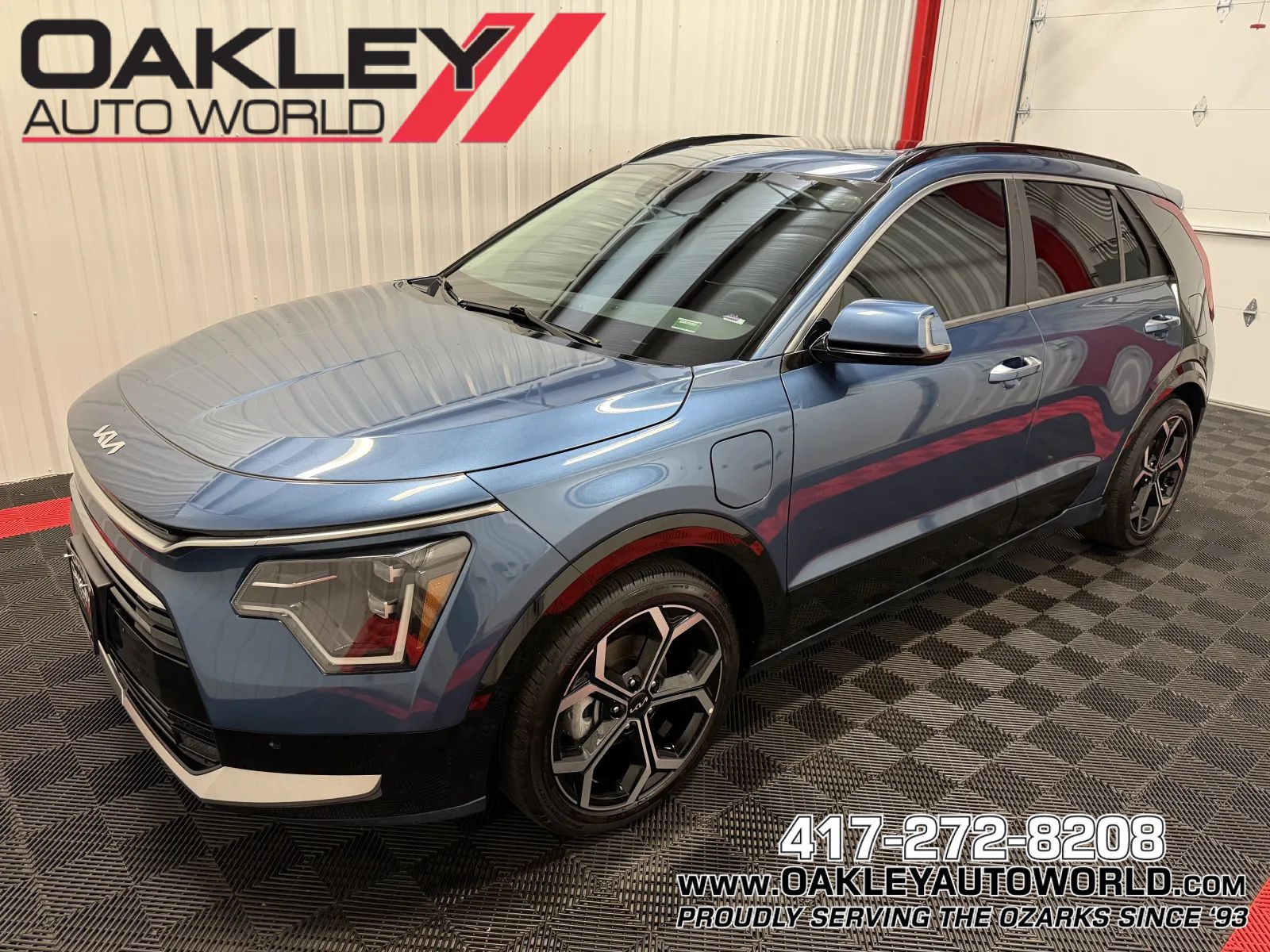 Blue 2023 Kia Niro Hybrid Plug-In SX Touring FWD SUV / Crossover Front-Wheel Drive 6-Speed Dual Clutch