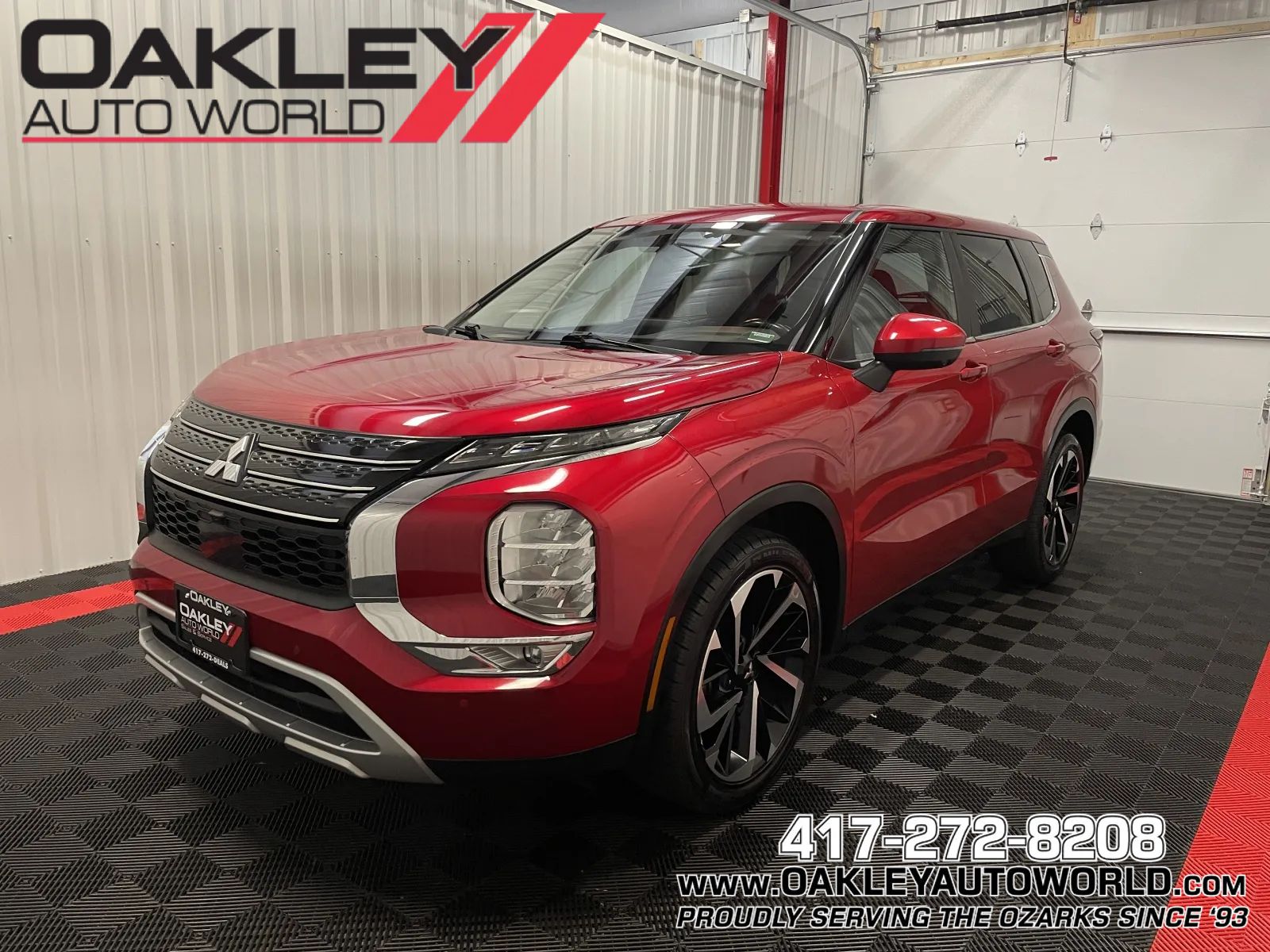 Red 2024 Mitsubishi Outlander SUV / Crossover Front-Wheel Drive Continuously Variable Transmission