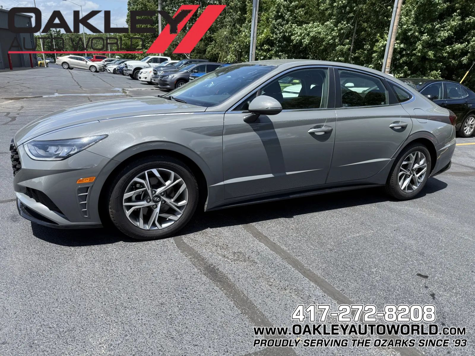 Gray 2020 Hyundai Sonata SEL FWD Sedan Front-Wheel Drive 8-Speed Automatic Overdrive