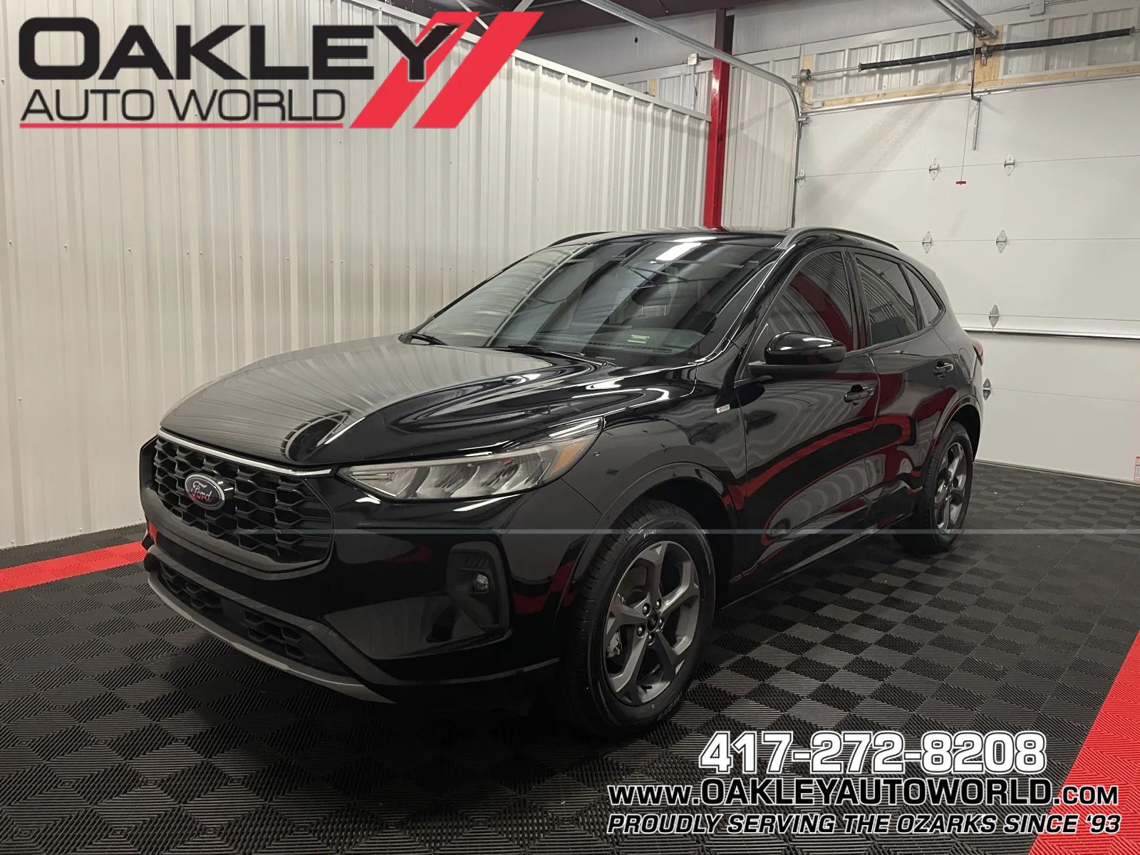 Black 2024 Ford Escape Hybrid ST-Line Select AWD SUV / Crossover All-Wheel Drive Continuously Variable Transmission
