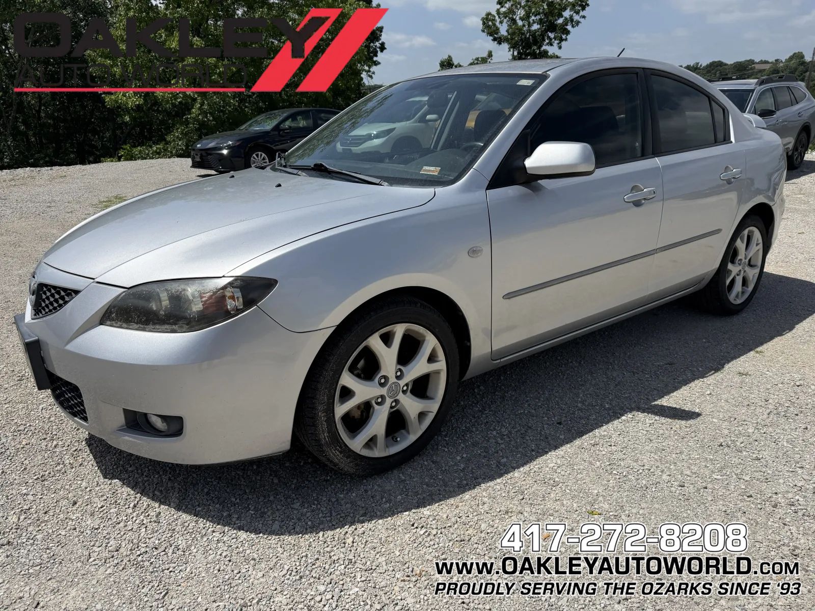 Silver 2009 Mazda MAZDA3 Sedan Front-Wheel Drive 4-Speed Automatic