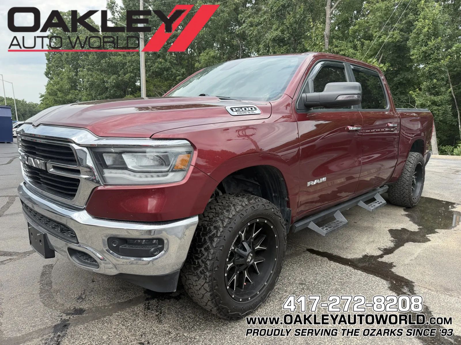 Red 2019 RAM 1500 Pickup Truck 4X2 8-Speed Automatic