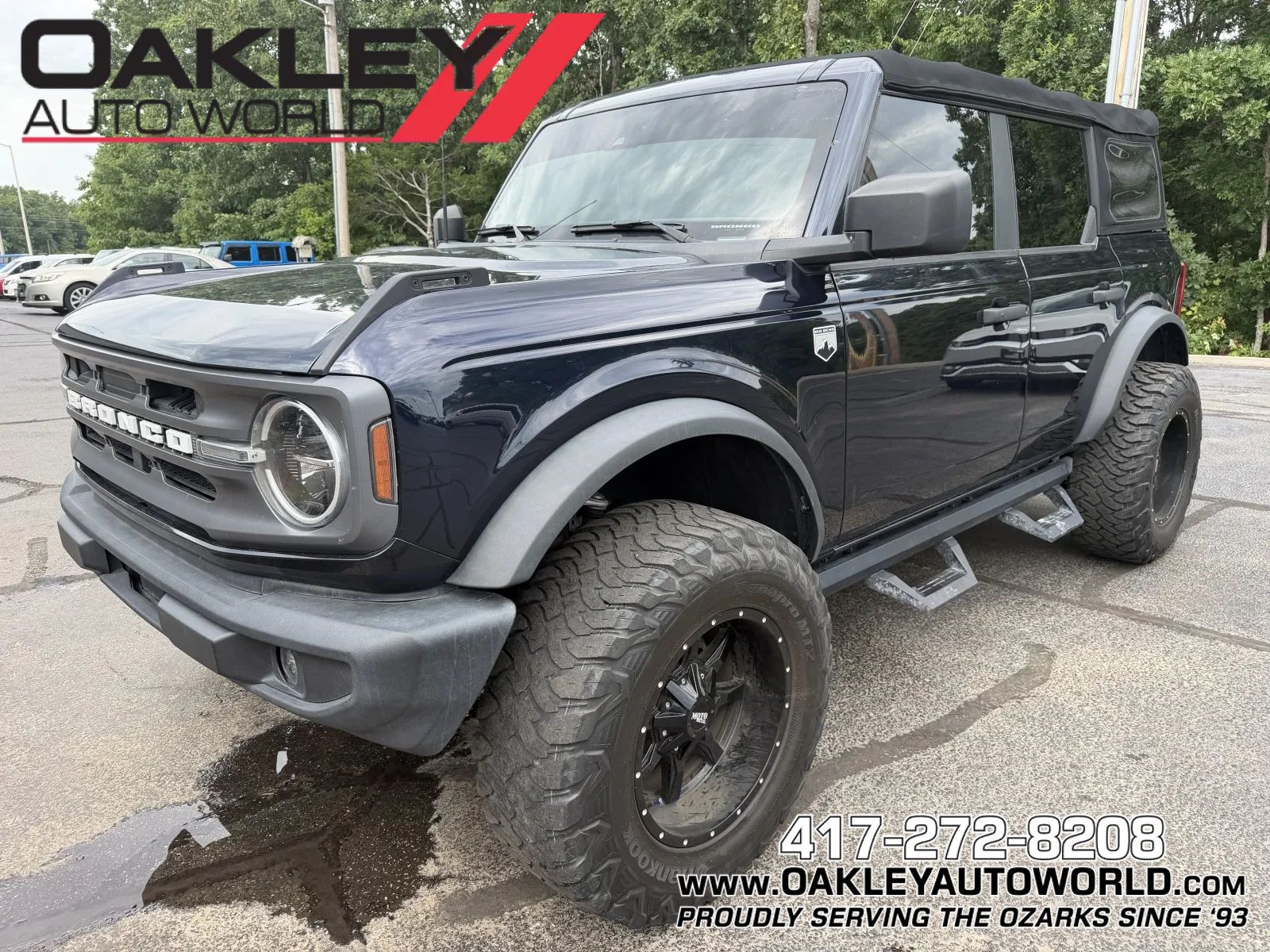 Blue 2021 Ford Bronco SUV / Crossover Four-Wheel Drive Automatic