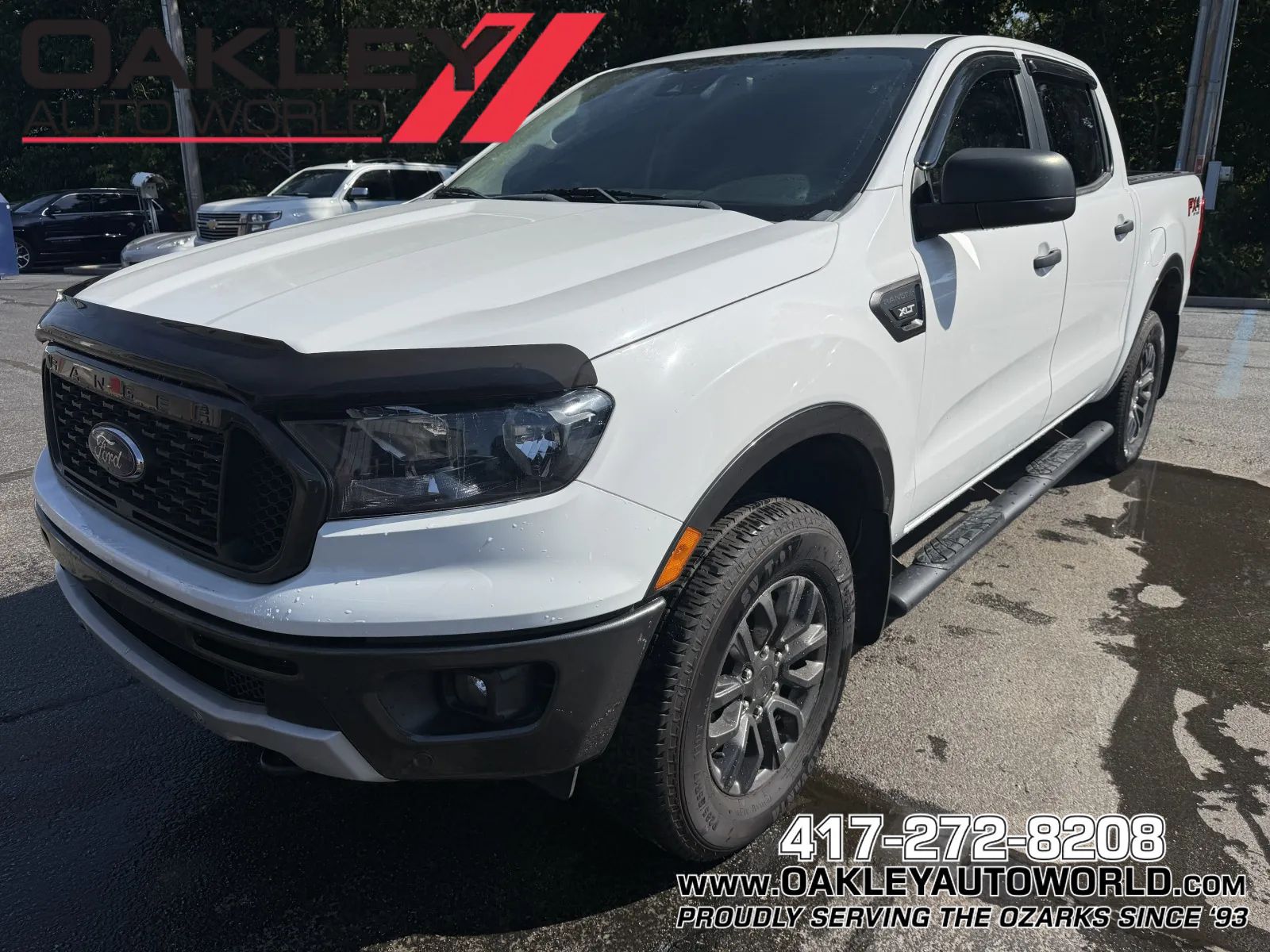 White 2019 Ford Ranger Pickup Truck Four-Wheel Drive Automatic