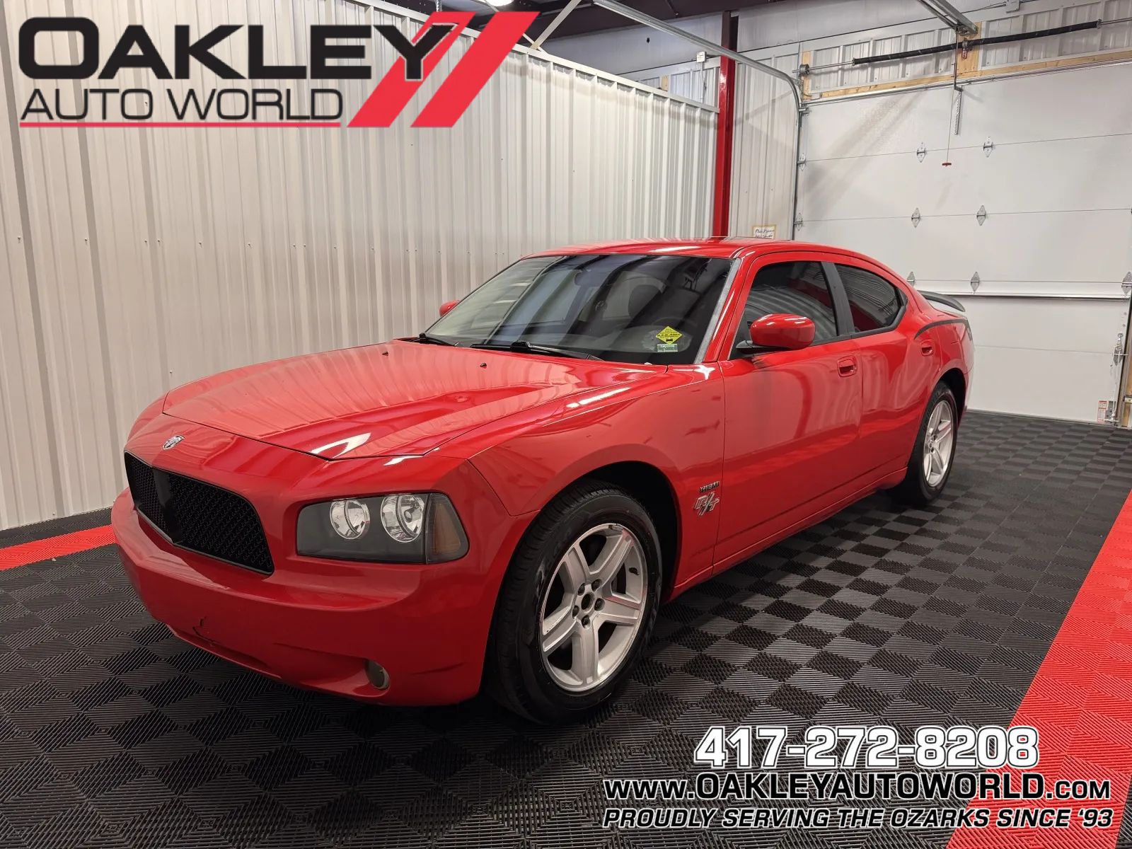 Red 2010 Dodge Charger Sedan Rear-Wheel Drive 5-Speed Automatic