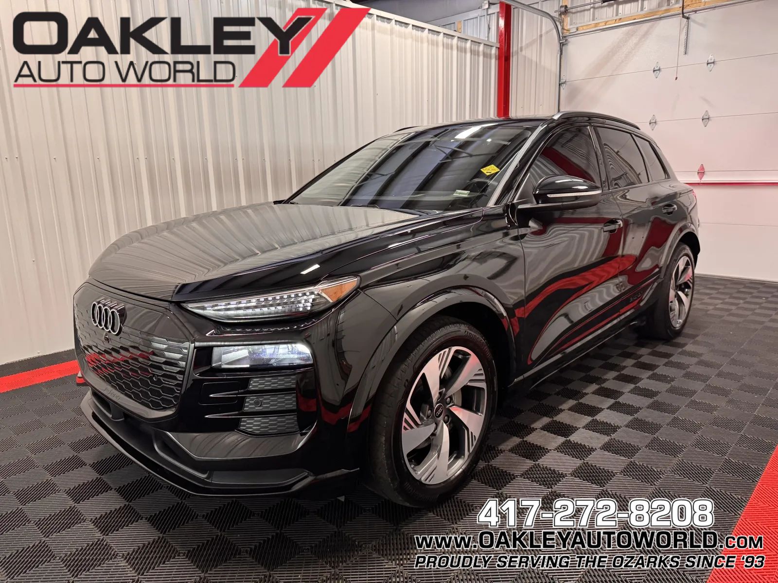 Black 2025 Audi Q6 e-tron SUV / Crossover All-Wheel Drive Automatic