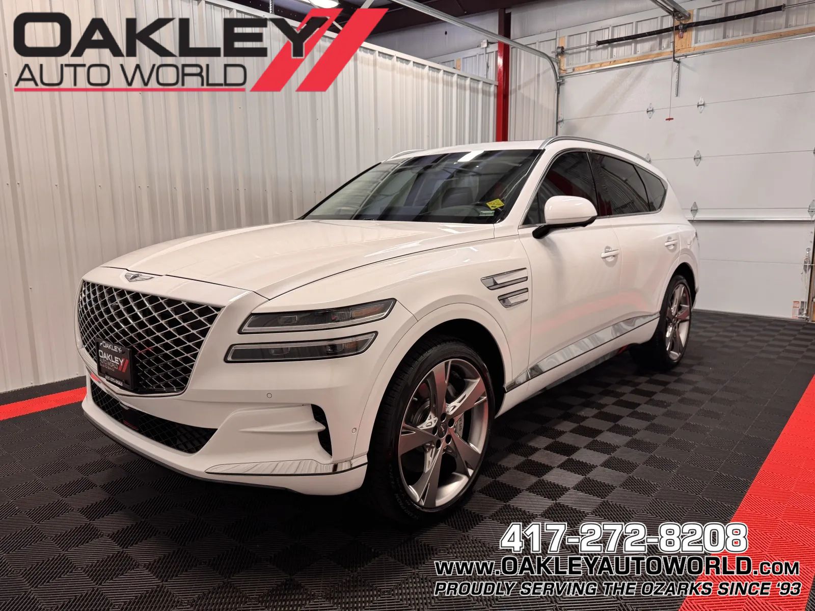 White 2024 Genesis GV80 SUV / Crossover All-Wheel Drive 8-Speed Automatic