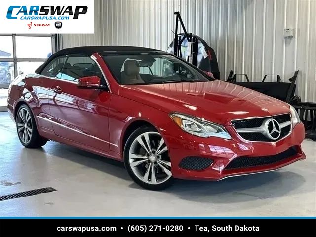 Red 2017 Mercedes-Benz E-Class E 400 Cabriolet Convertible Rear-Wheel Drive 7-Speed Automatic