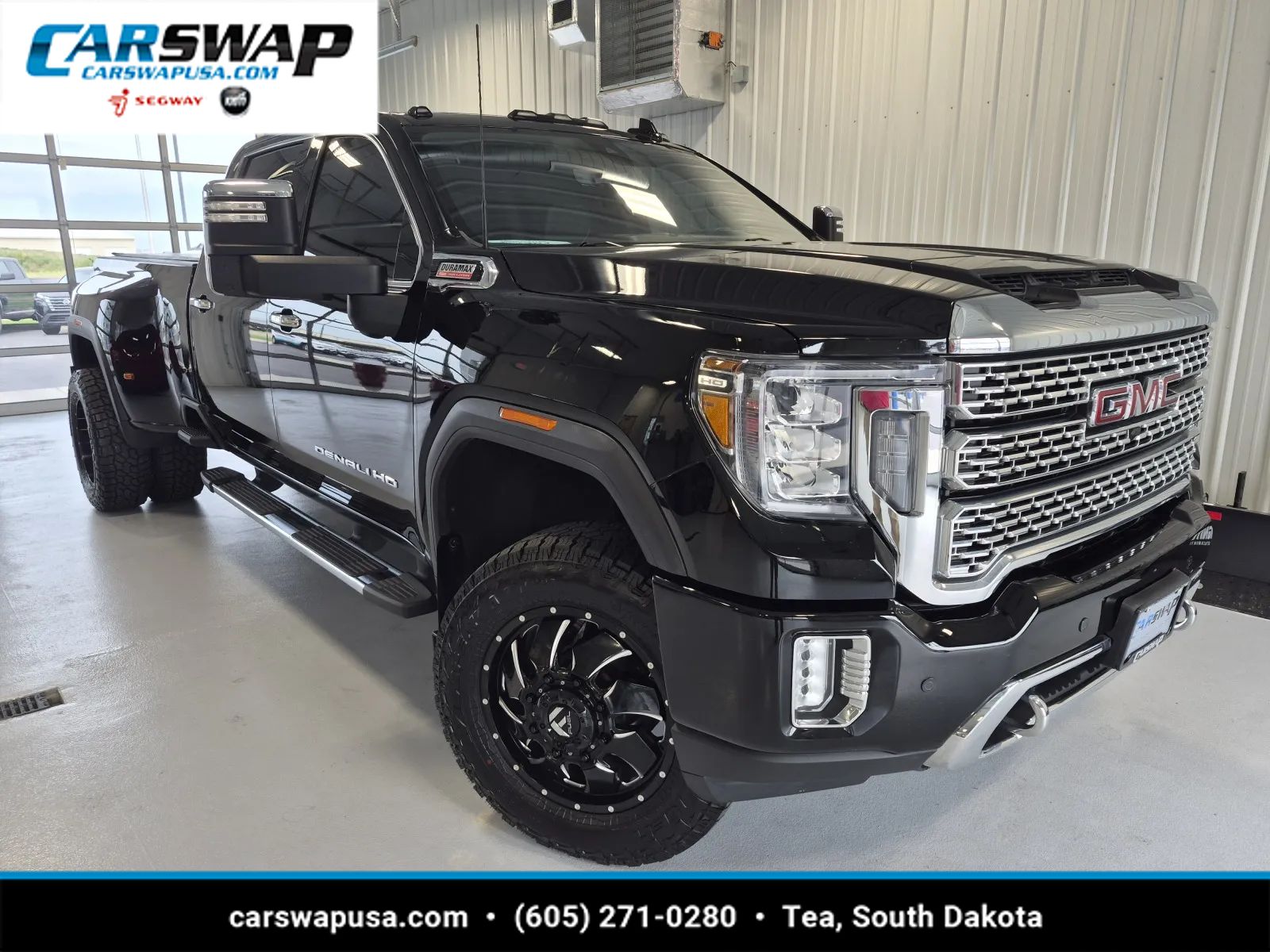 Black 2020 GMC Sierra 3500HD Pickup Truck Four-Wheel Drive Automatic