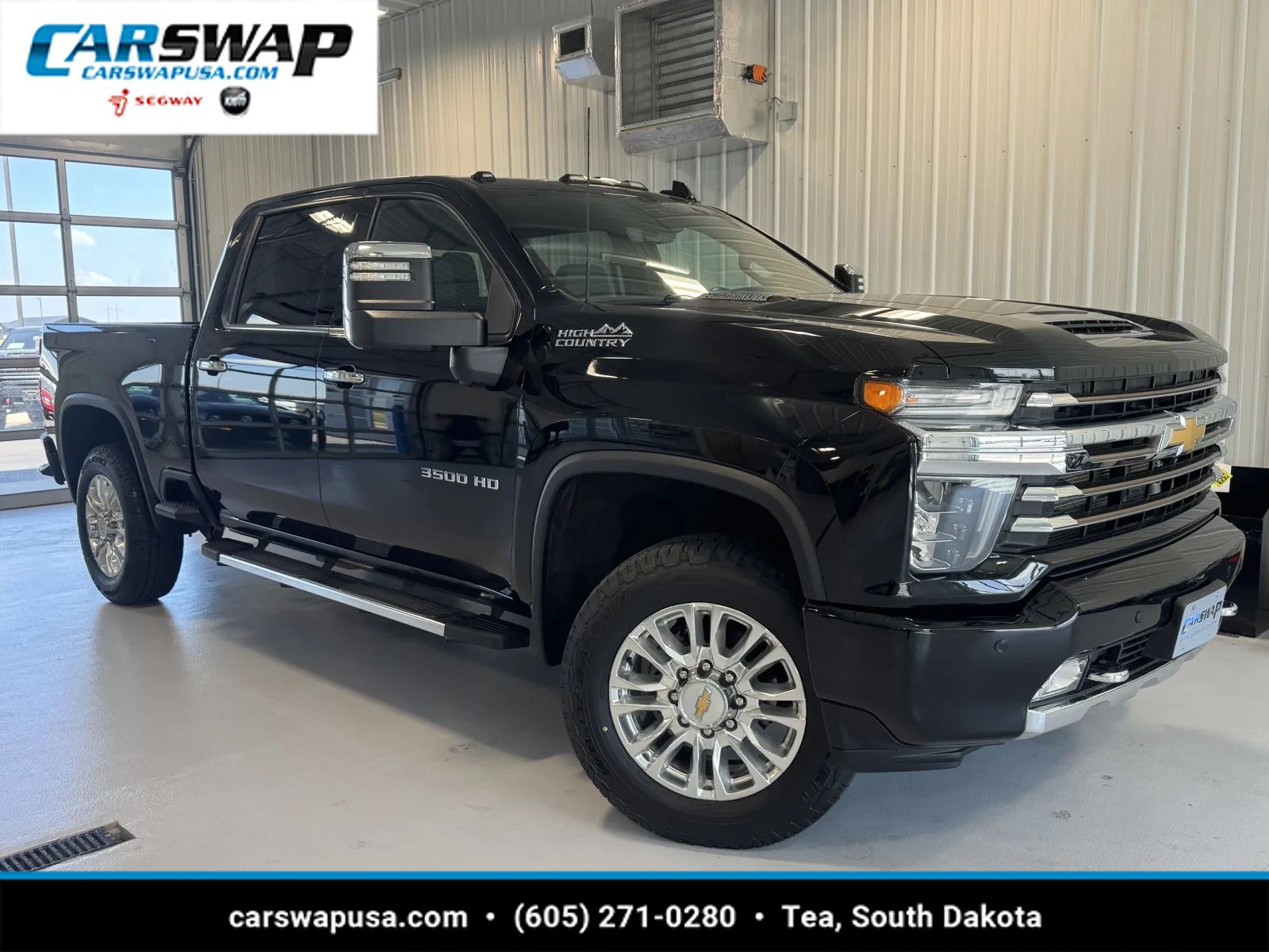 Black 2022 Chevrolet Silverado 3500HD Pickup Truck Four-Wheel Drive Automatic