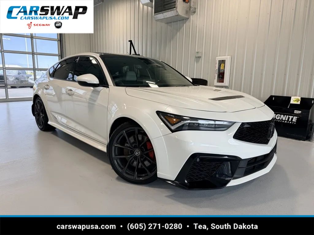 White 2025 Acura Integra Hatchback Front-Wheel Drive 6-Speed Manual