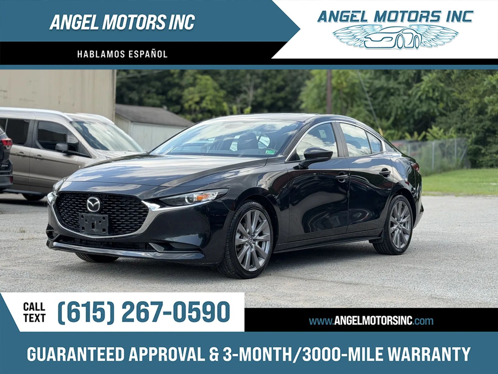 Black 2024 Mazda MAZDA3 Sedan Front-Wheel Drive Automatic