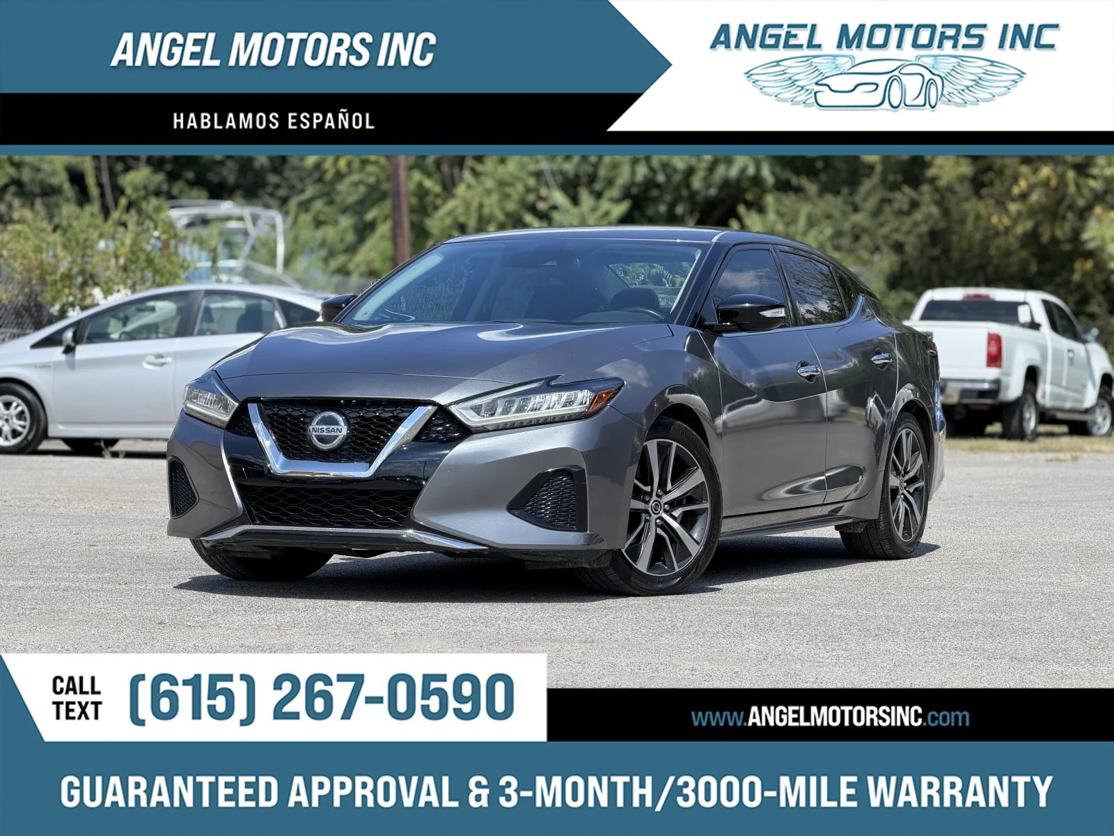 Gray 2020 Nissan Maxima Sedan Front-Wheel Drive Automatic