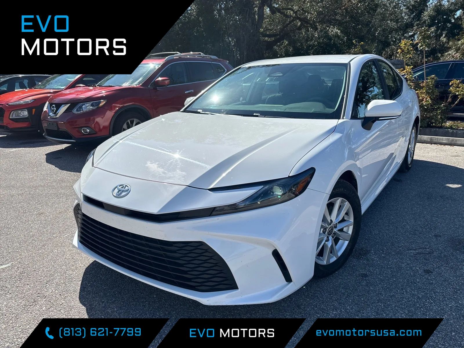 Black 2025 Toyota Camry LE FWD Sedan Front-Wheel Drive Automatic