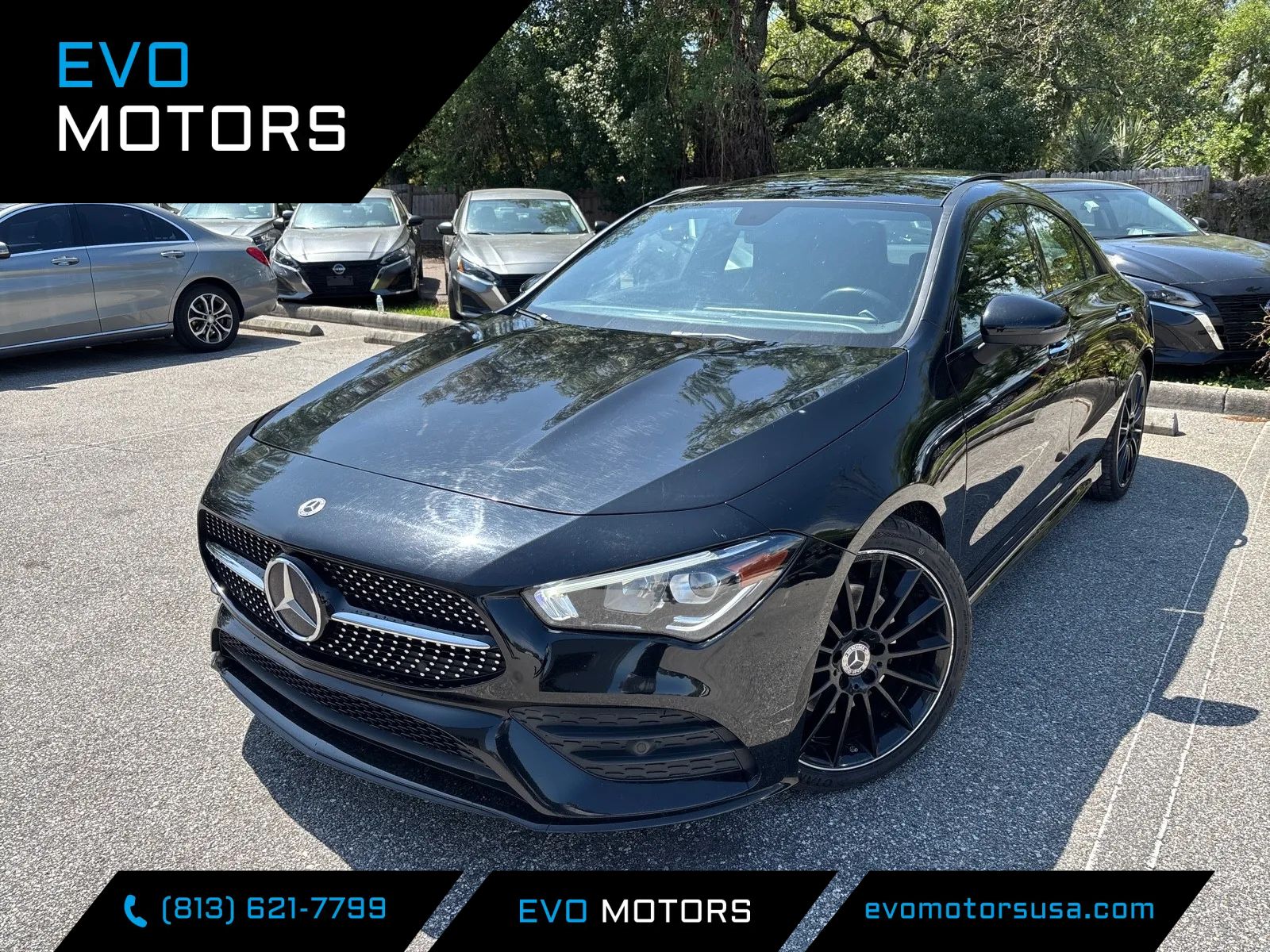 Black 2023 Mercedes-Benz CLA 250 FWD Coupe Front-Wheel Drive Automatic