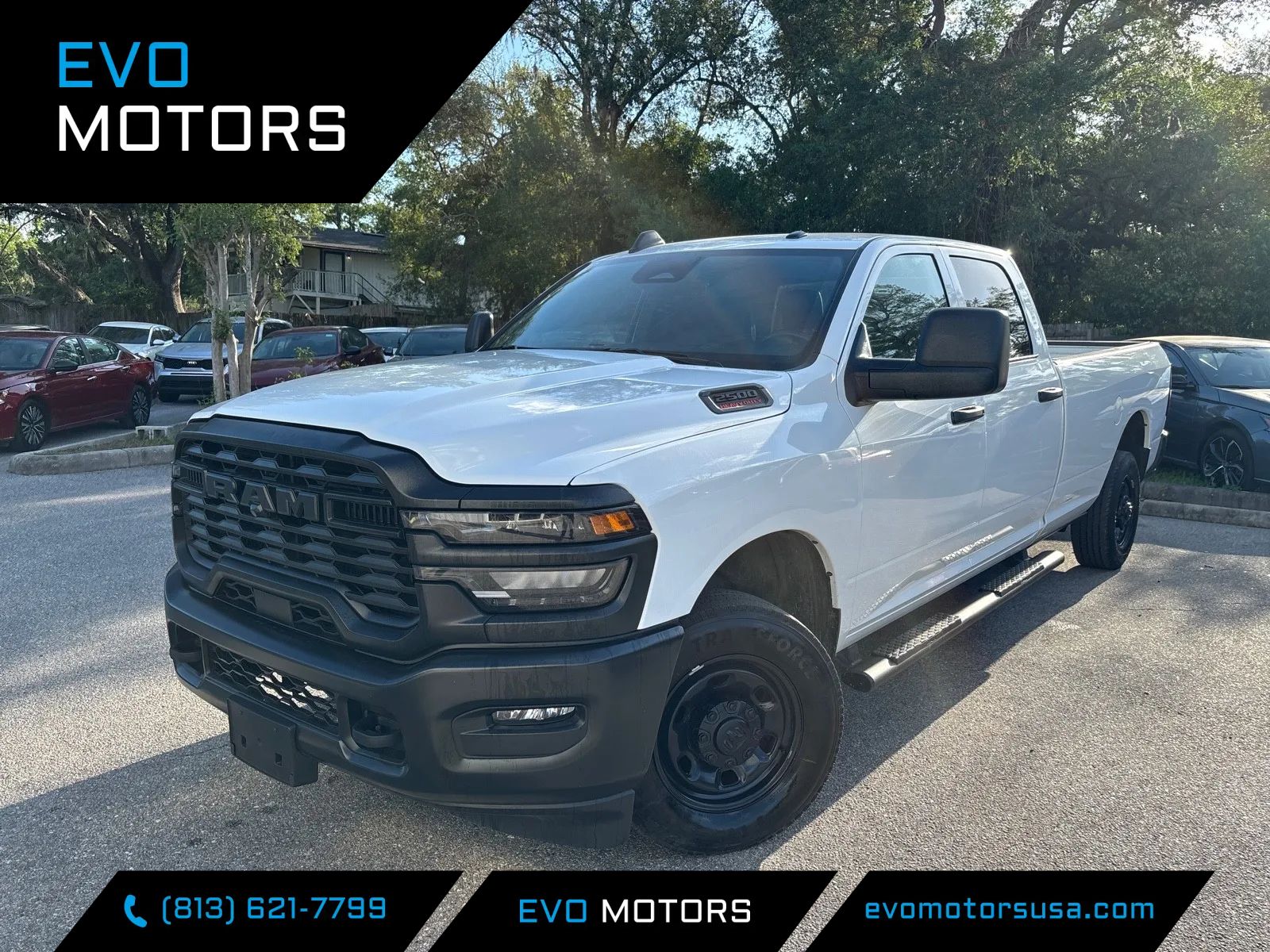 Silver 2025 RAM 2500 Tradesman Crew Cab LB RWD Pickup Truck 4X2 Automatic