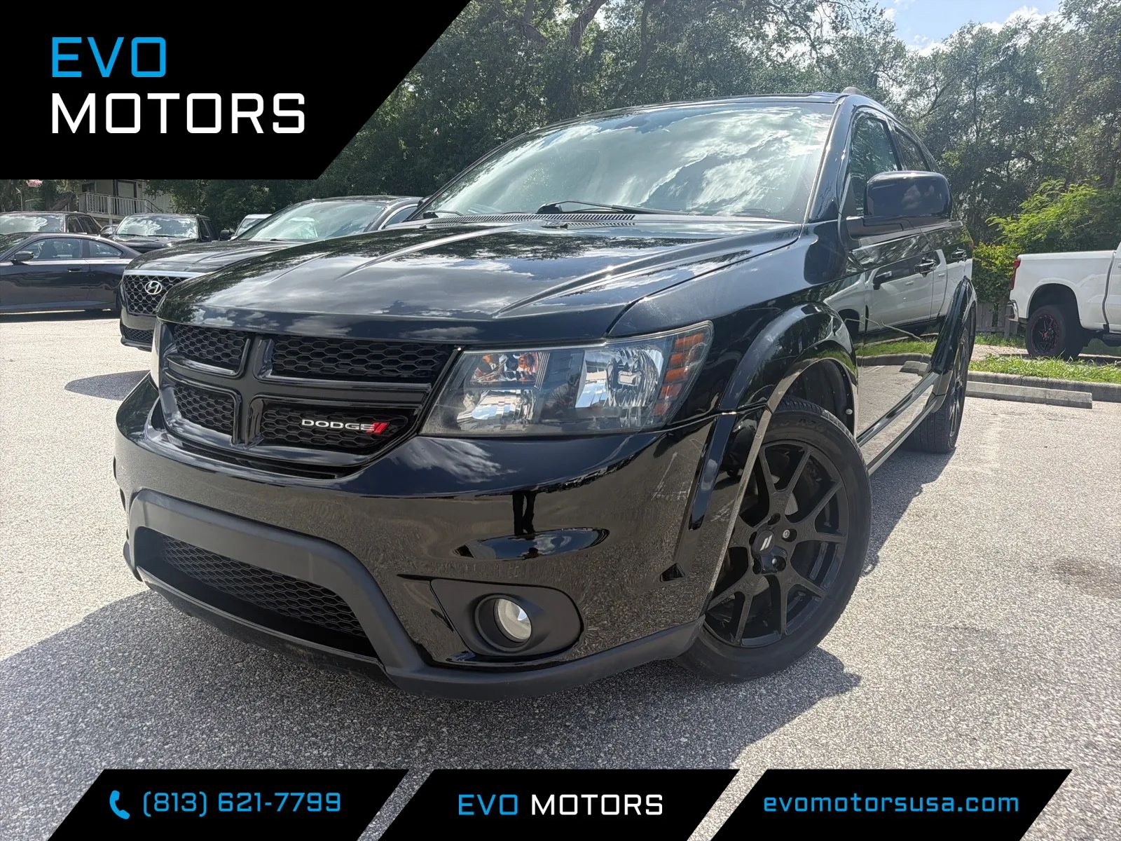 Black 2019 Dodge Journey SUV / Crossover Front-Wheel Drive Automatic