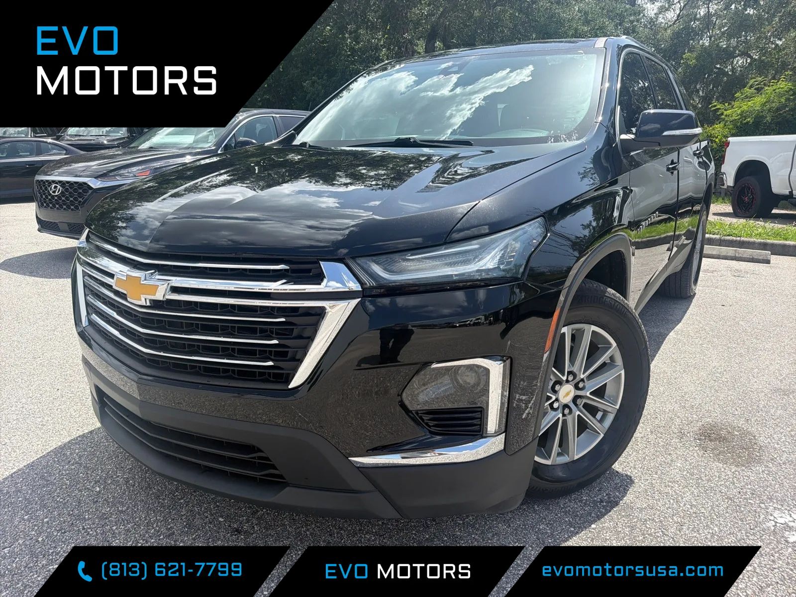 Black 2023 Chevrolet Traverse SUV / Crossover Front-Wheel Drive Automatic