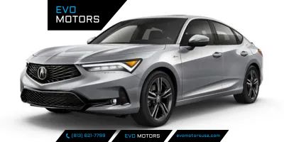 White 2025 Acura Integra Sedan Front-Wheel Drive Automatic
