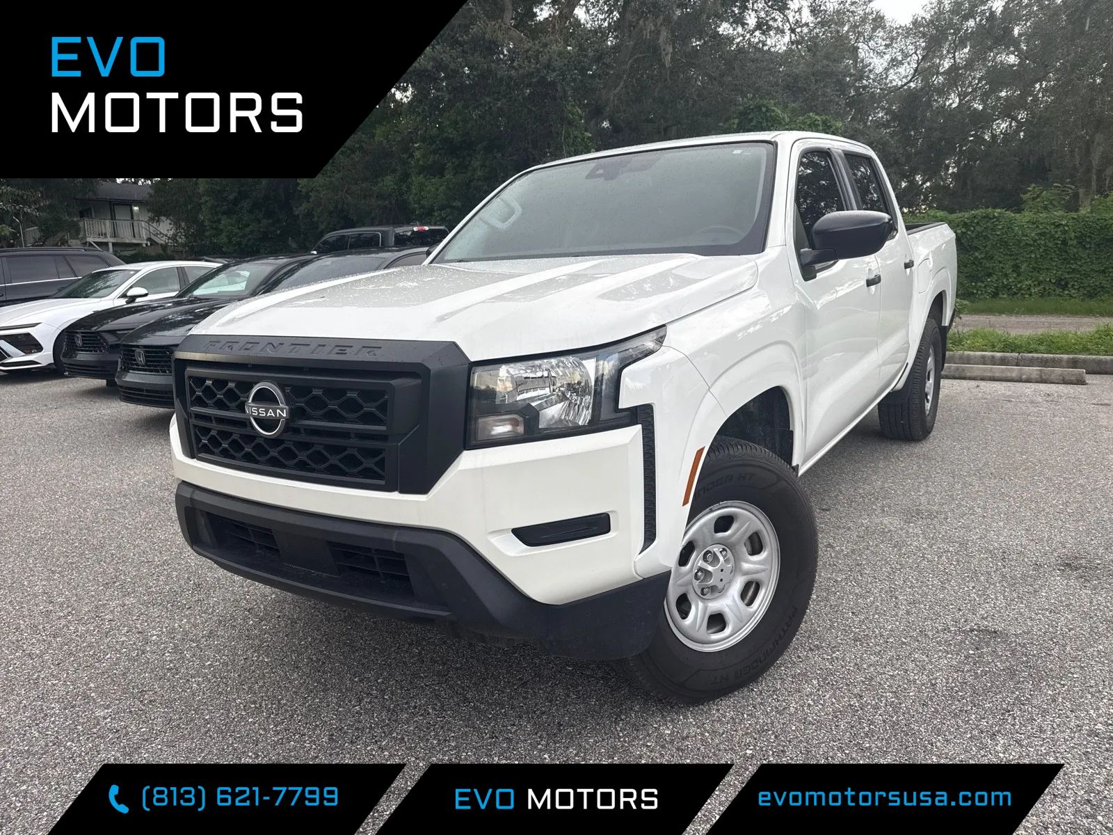 White 2024 Nissan Frontier Pickup Truck Four-Wheel Drive Automatic