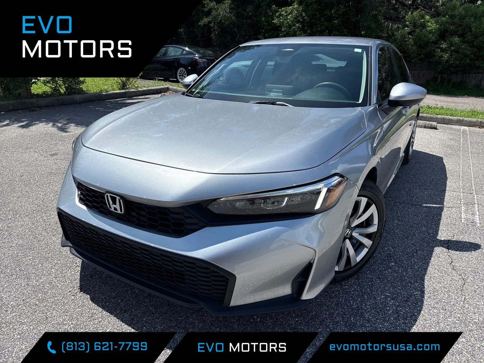 Silver 2026 Honda Civic Sedan Front-Wheel Drive Automatic