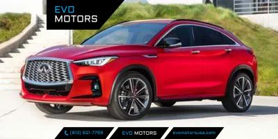 Black 2022 INFINITI QX55 SUV / Crossover All-Wheel Drive Automatic