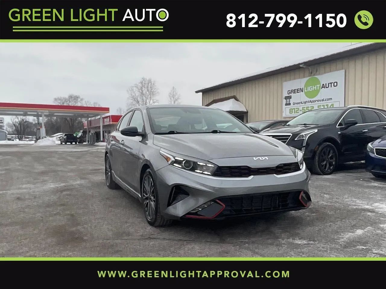 Silver 2022 Kia Forte GT-Line FWD Sedan Front-Wheel Drive Automatic