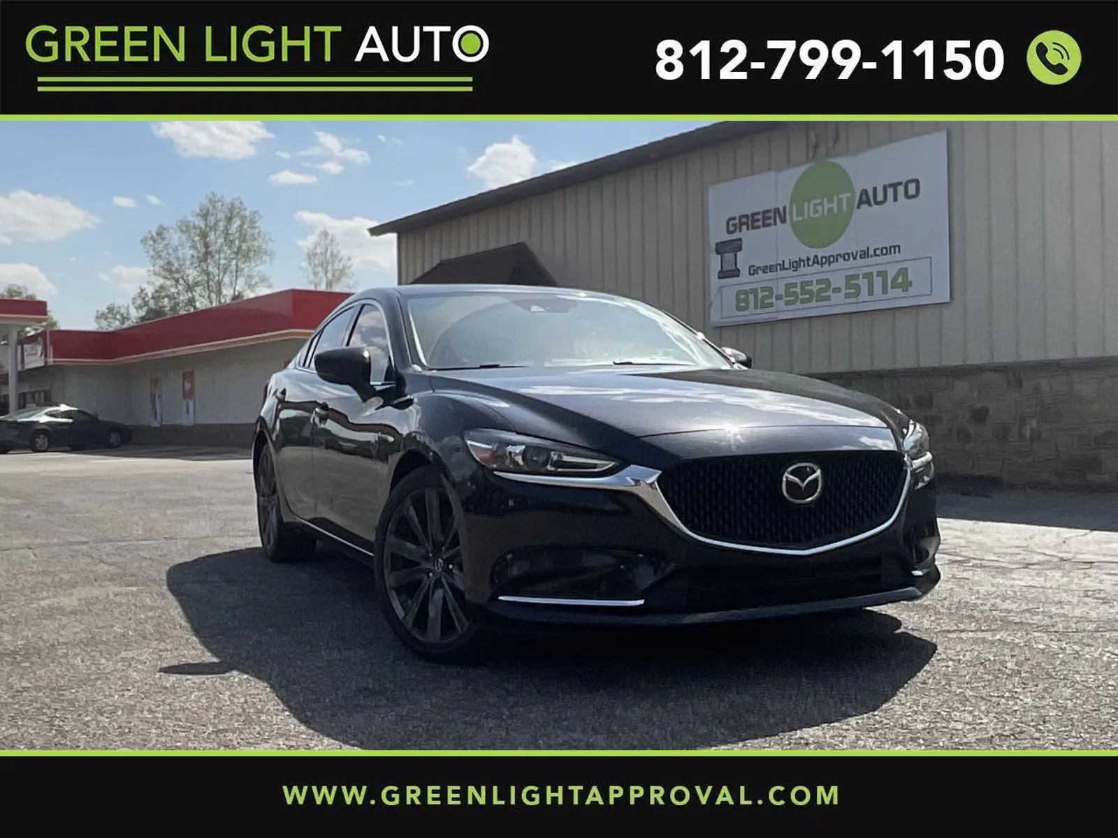 Black 2019 Mazda MAZDA6 Grand Touring FWD Sedan Front-Wheel Drive Automatic