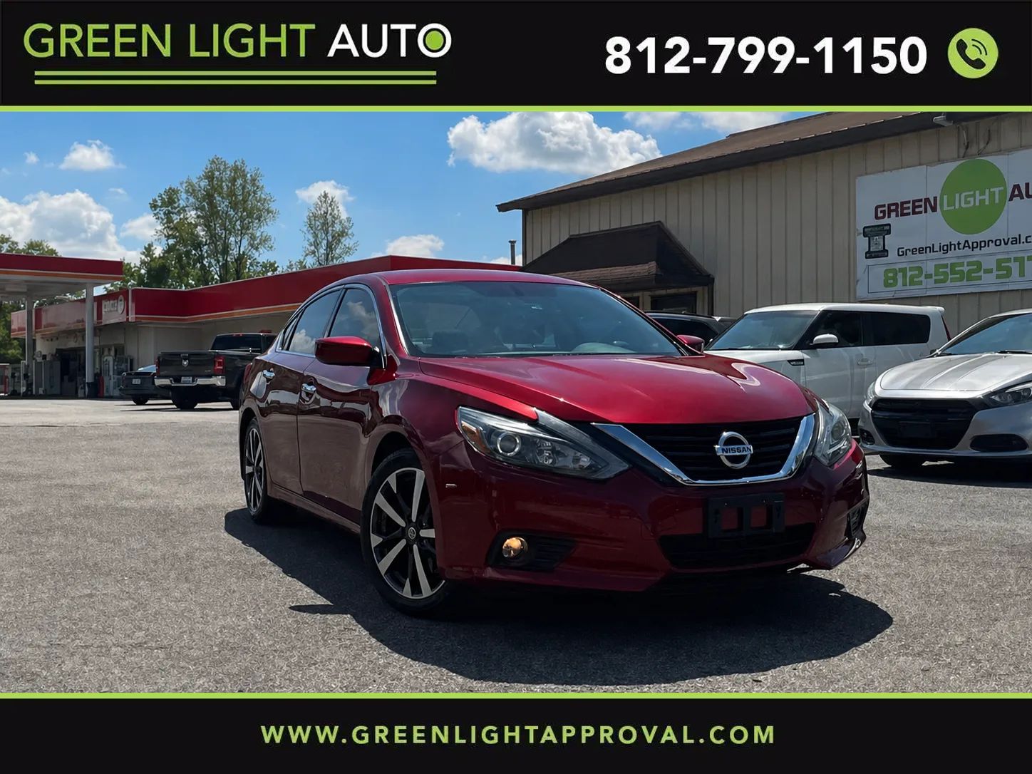 Red 2017 Nissan Altima 2.5 SR Sedan Front-Wheel Drive Automatic