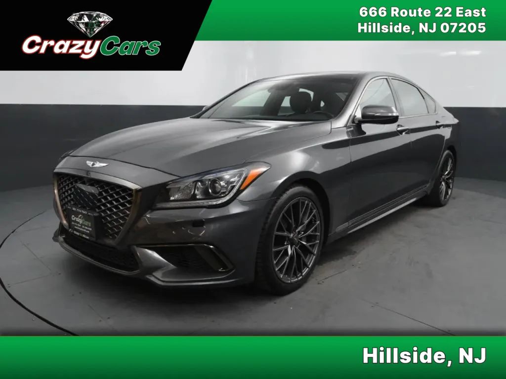 Gray 2020 Genesis G80 3.8L AWD Sedan All-Wheel Drive 8-Speed Automatic