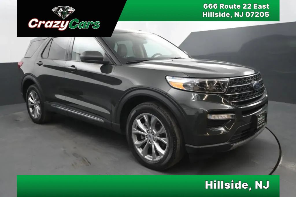 Gray 2022 Ford Explorer SUV / Crossover All-Wheel Drive 10-Speed Automatic