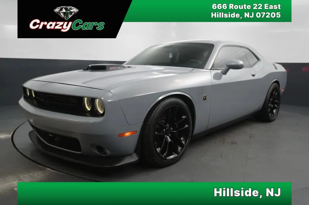 Gray 2021 Dodge Challenger Coupe Rear-Wheel Drive 8-Speed Automatic
