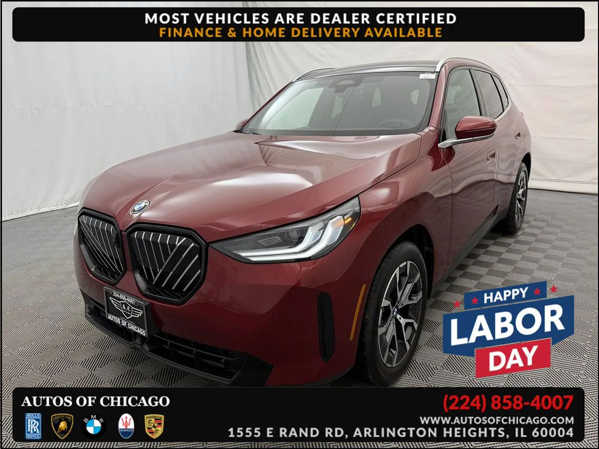 Red 2025 BMW X3 SUV / Crossover All-Wheel Drive Automatic