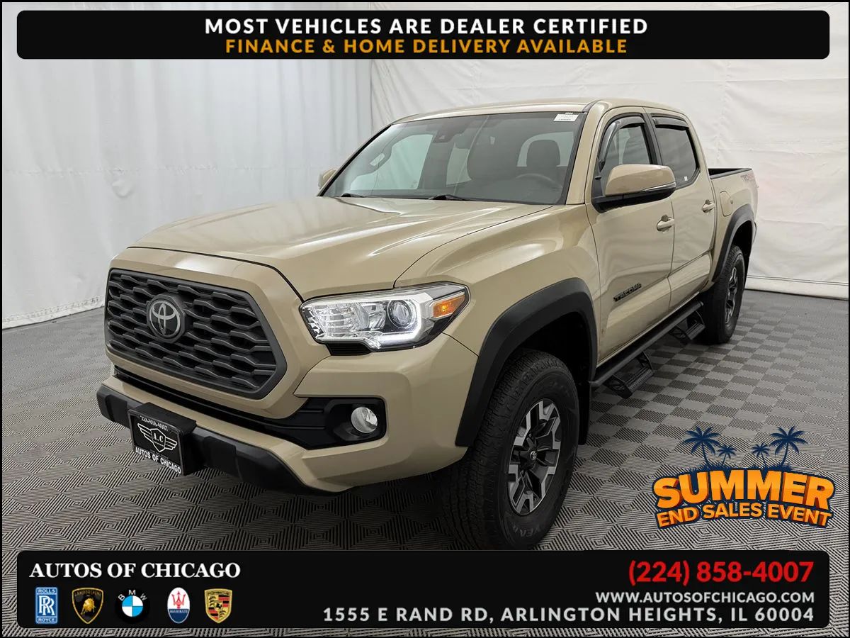 Brown (Beige) 2020 Toyota Tacoma Pickup Truck Four-Wheel Drive Automatic