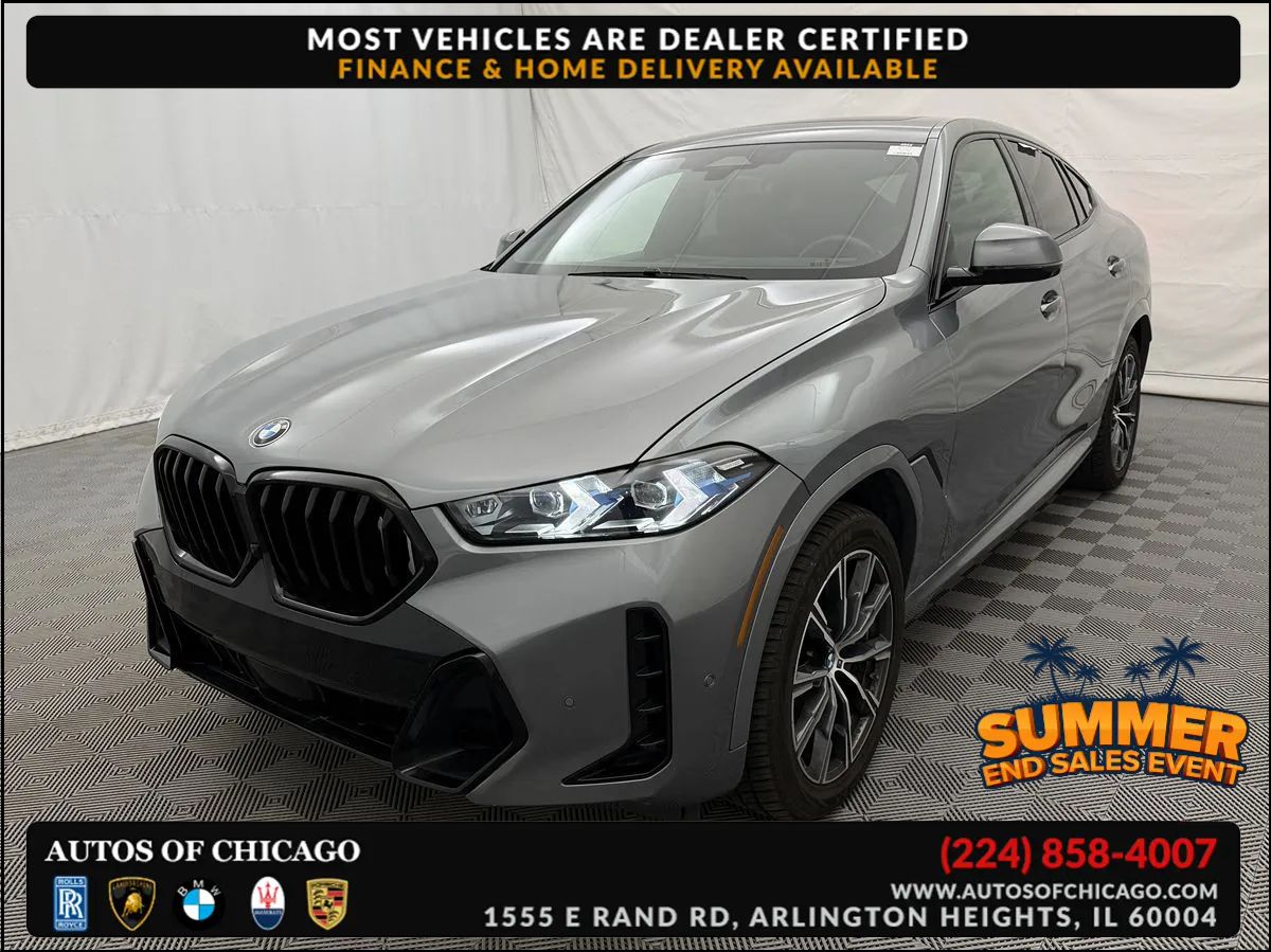 Gray 2025 BMW X6 SUV / Crossover All-Wheel Drive Automatic
