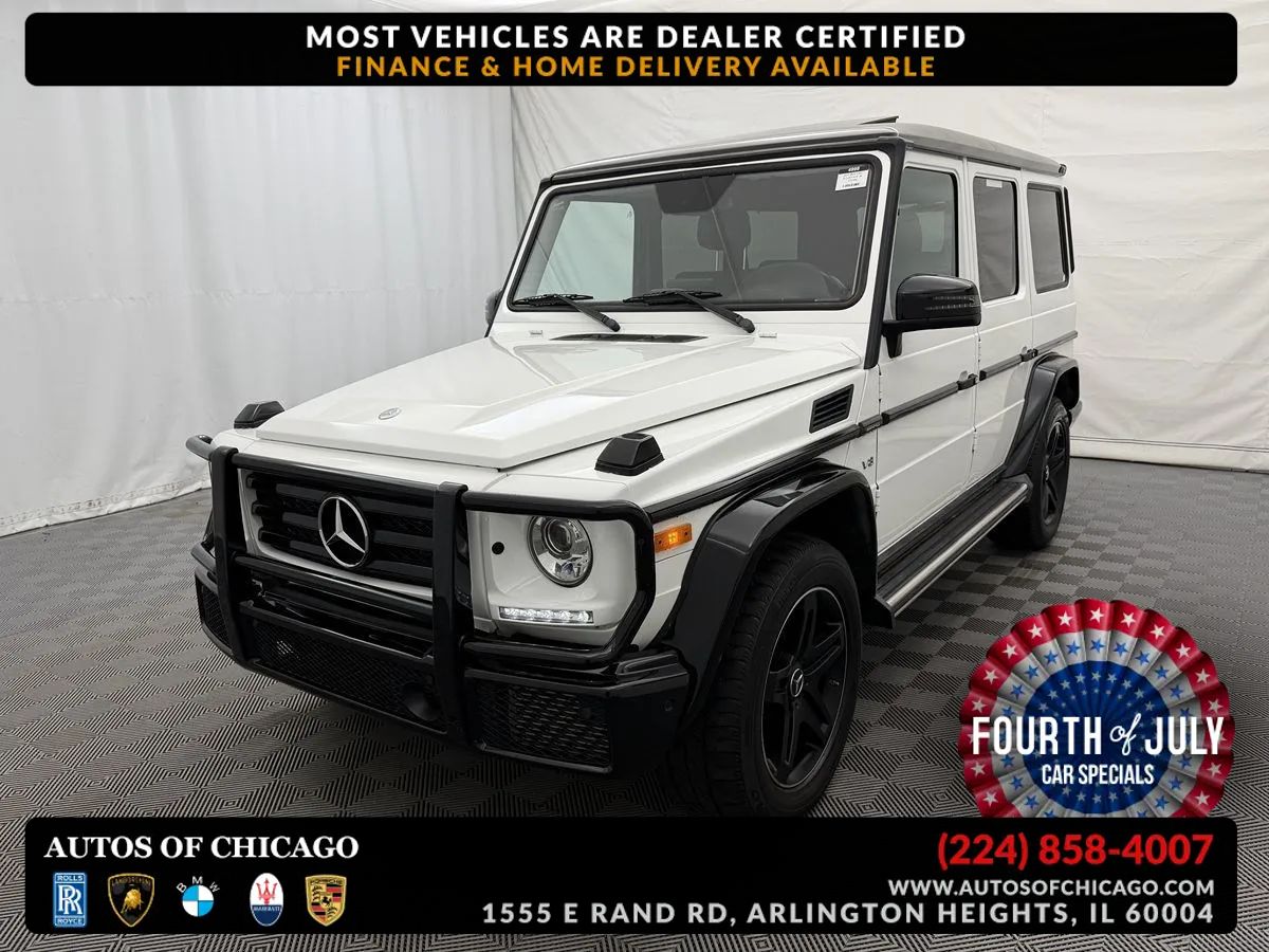 White 2017 Mercedes-Benz G-Class SUV / Crossover All-Wheel Drive Automatic